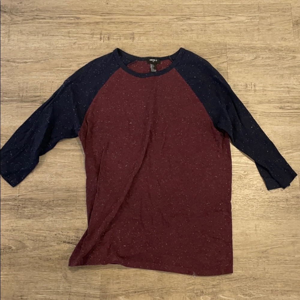 Quarter Sleeve Baseball Tee